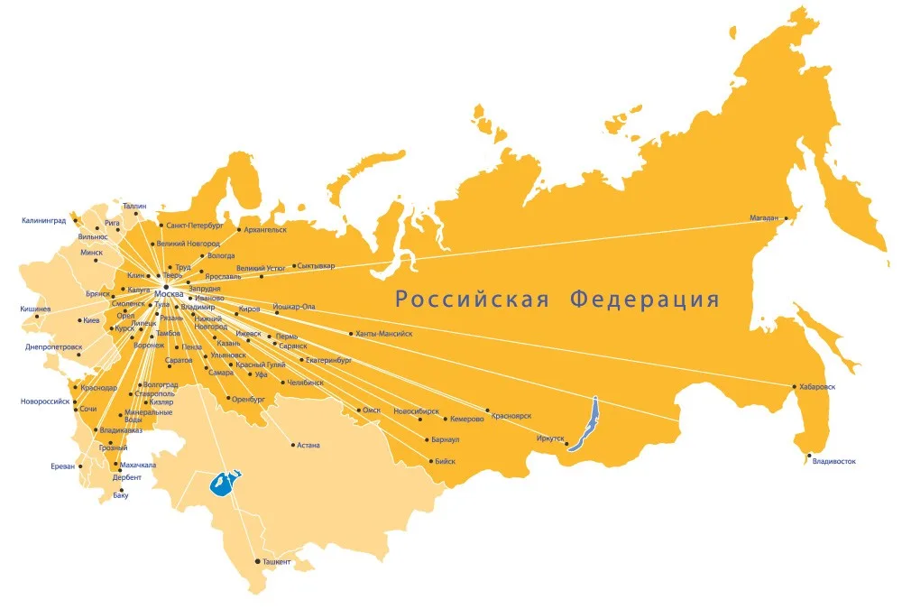 Карта России
